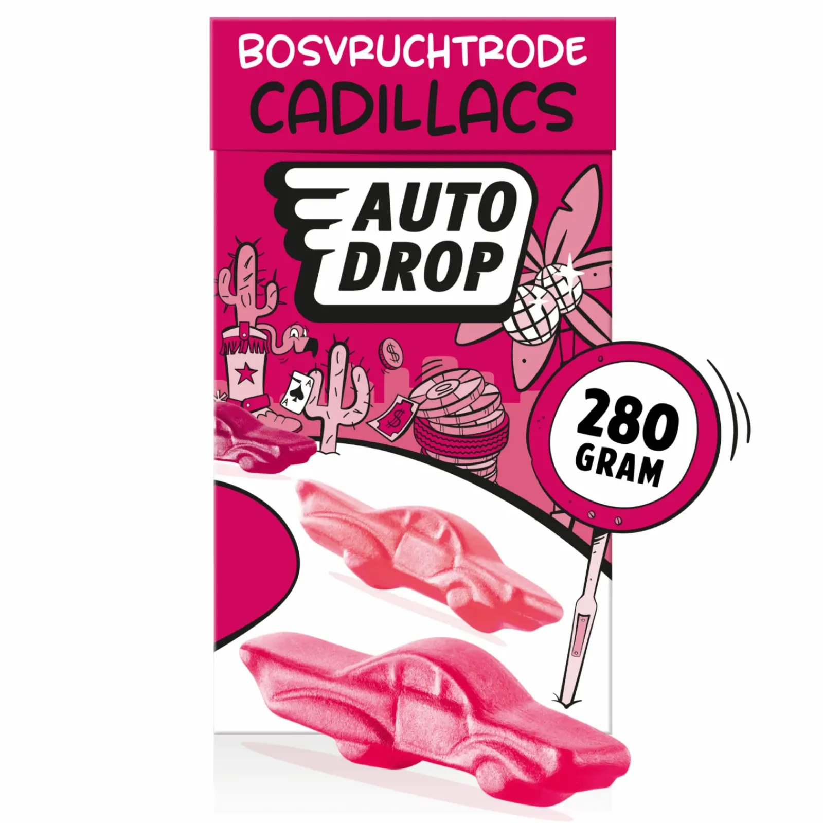 Autodrop Bosvrucht Rode Cadillacs (6x 280gr) Discount