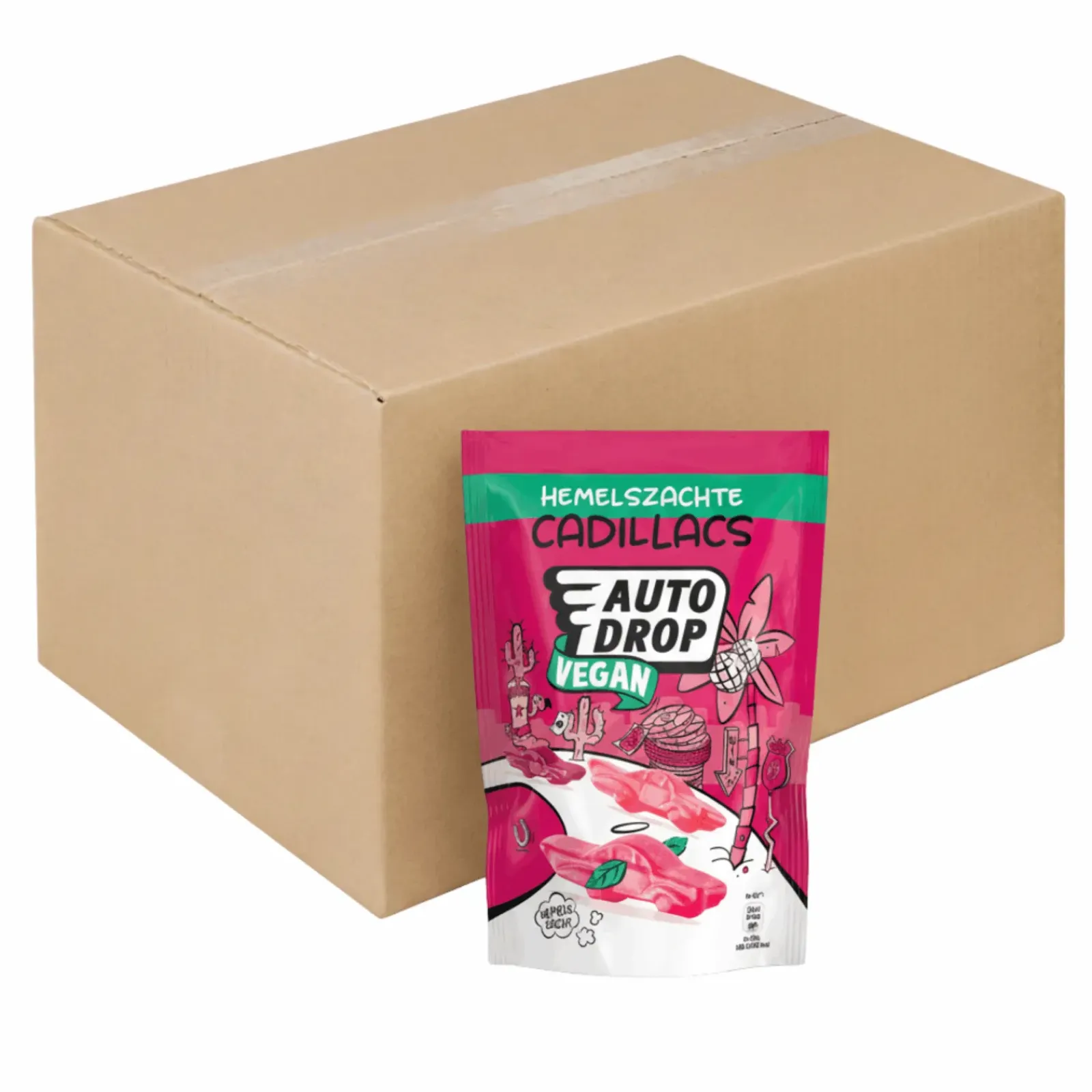 Autodrop Mixzak Geschuimde Bosvrucht Rode Cadillacs (16x 150gr) Sale