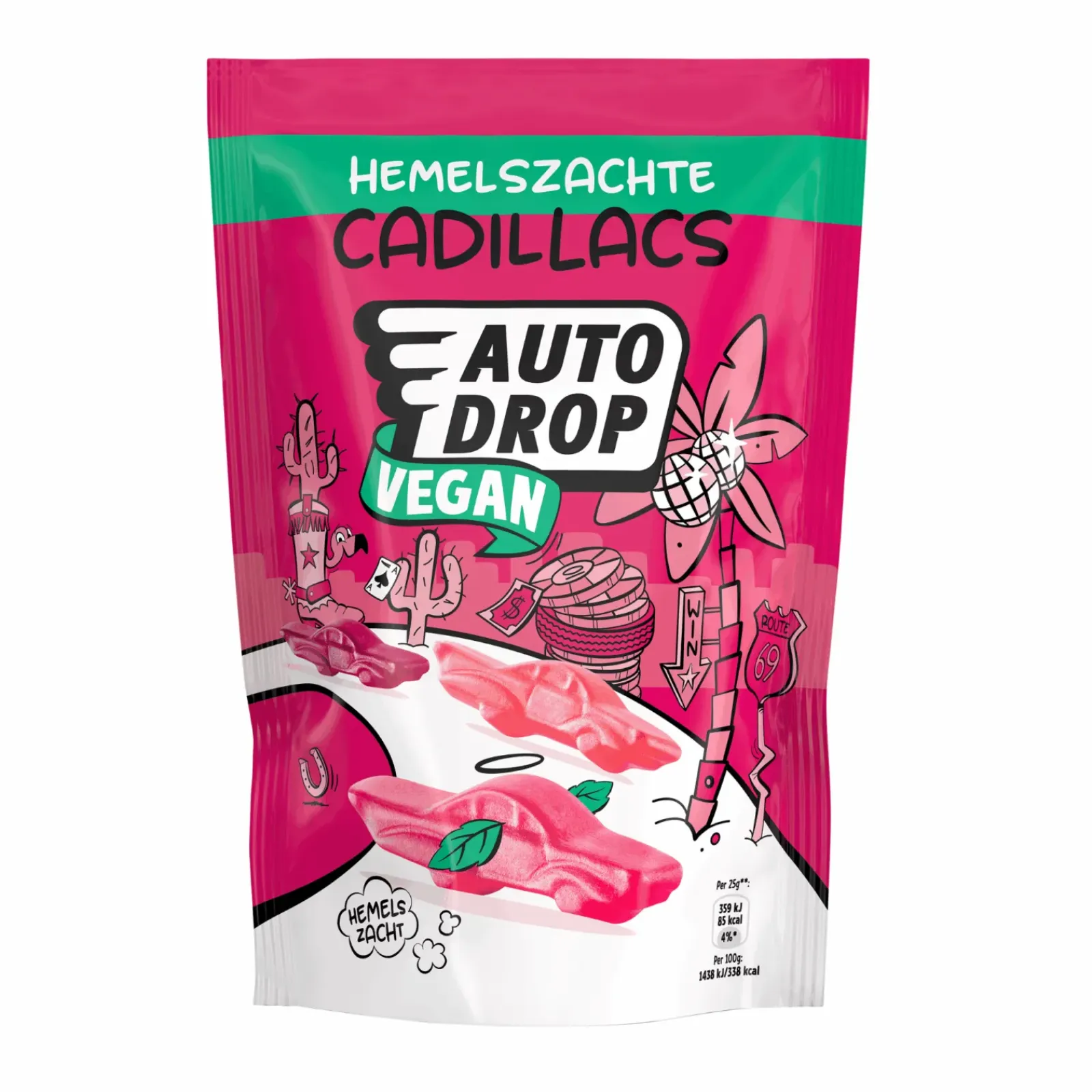 Autodrop Mixzak Geschuimde Bosvrucht Rode Cadillacs (16x 150gr) Sale