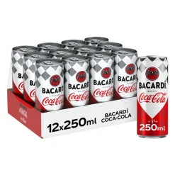 Bacardi & Coca Cola blik (12x 25cl) New