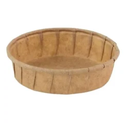 Bakje Papier Rond Laag Bruin 30ml (200 stuks) New