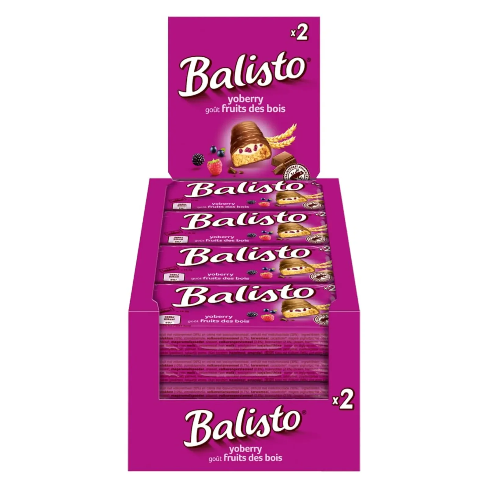 Balisto Yoghurt Fruits Paars (20x37gr) Best