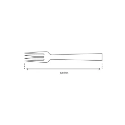 Bamboe Vork Bio 170mm (100 stuks) Best