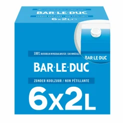 Bar le duc Natuurlijk Mineraalwater Koolzuurvrij (6 x 2 liter) New