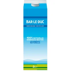 Bar le duc Natuurlijk Mineraalwater Koolzuurvrij (6 x 2 liter) New