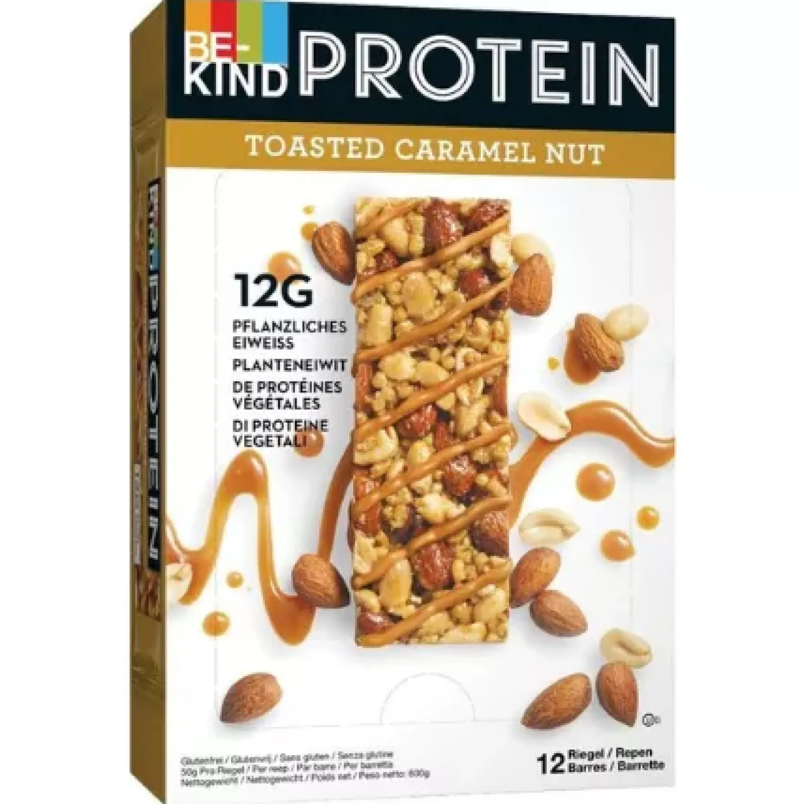 BE-KIND Protein Caramel Nut (12x 50gr) Hot