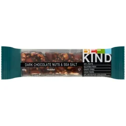 BE-KIND Single Dark Chocolate Nuts & Seasalt (12x40gr) Clearance