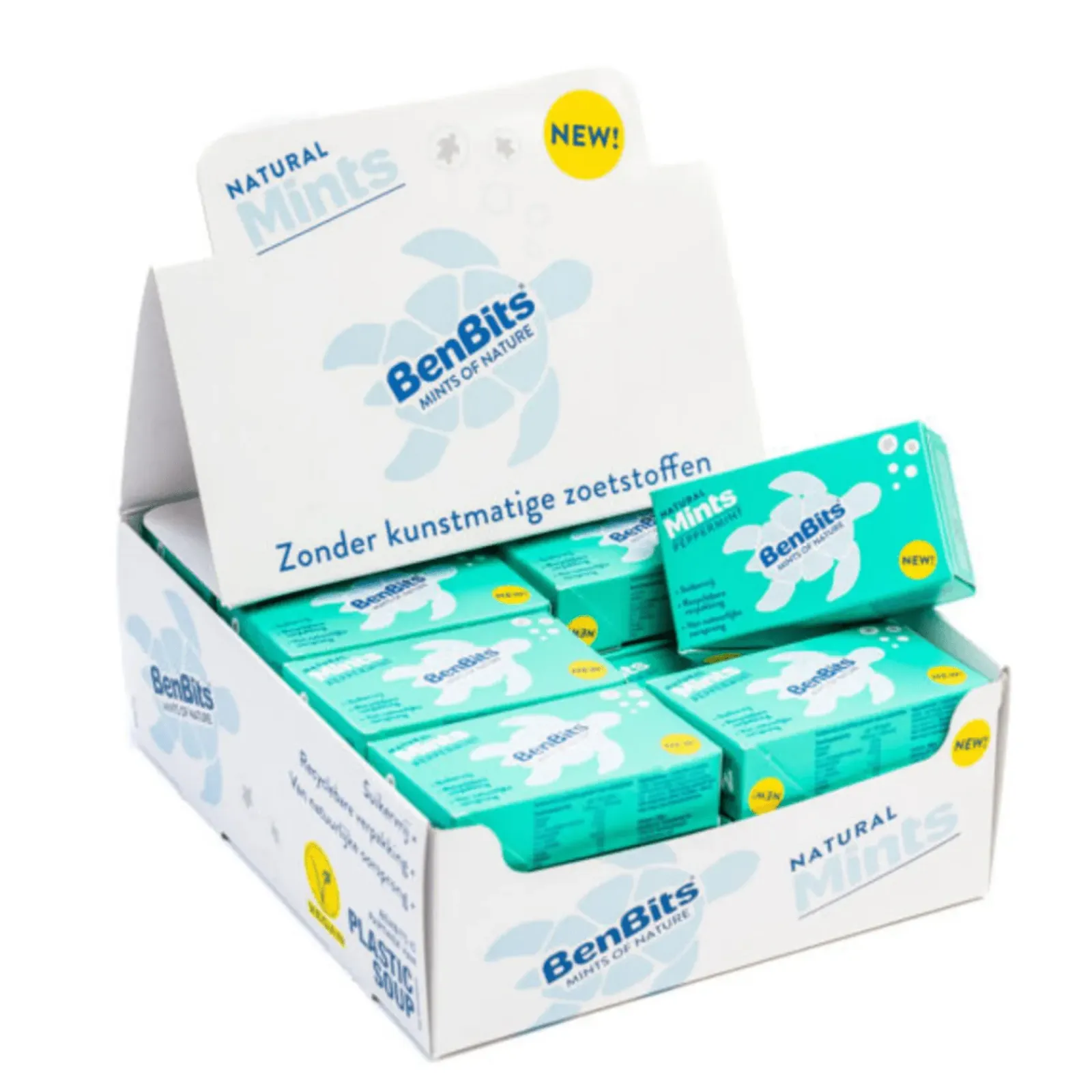 BenBits Mints Peppermint Fliptop Doosje (24x 30gr) Hot