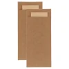 Bestekzakje Pochette Kraft met Naturel Servet (600 stuks) Discount