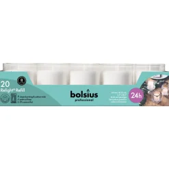 Bolsius Kandelaar Navulling Transparant (20 stuks) Outlet