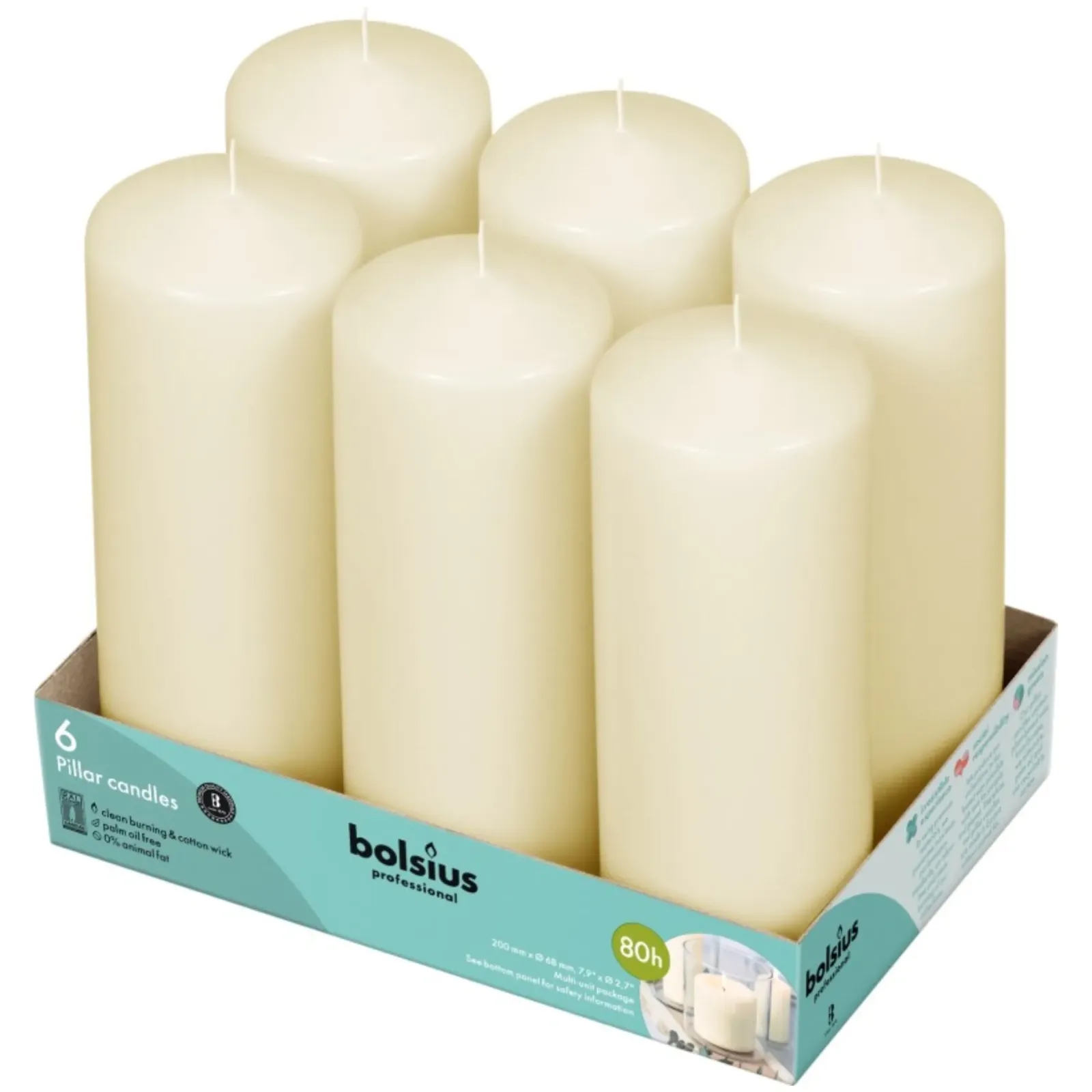 Bolsius Professional Stompkaars 20/7 ivoor (6 stuks) Online
