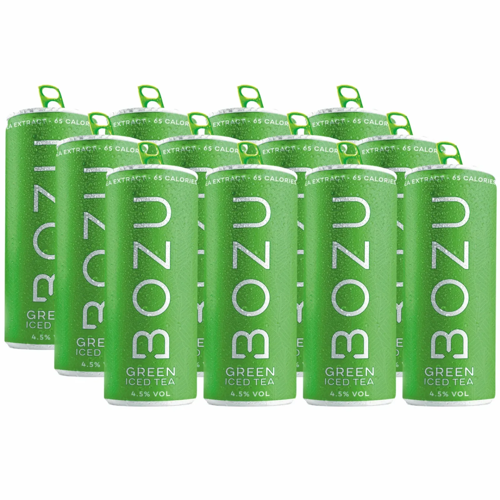 Bozu Hard Iced Tea Green (12x25cl) Best