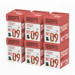 Bradley's Bradley’s Favourites Green Tea Pomegranate Cinnamon No. 09 (72x 1,75g) Sale