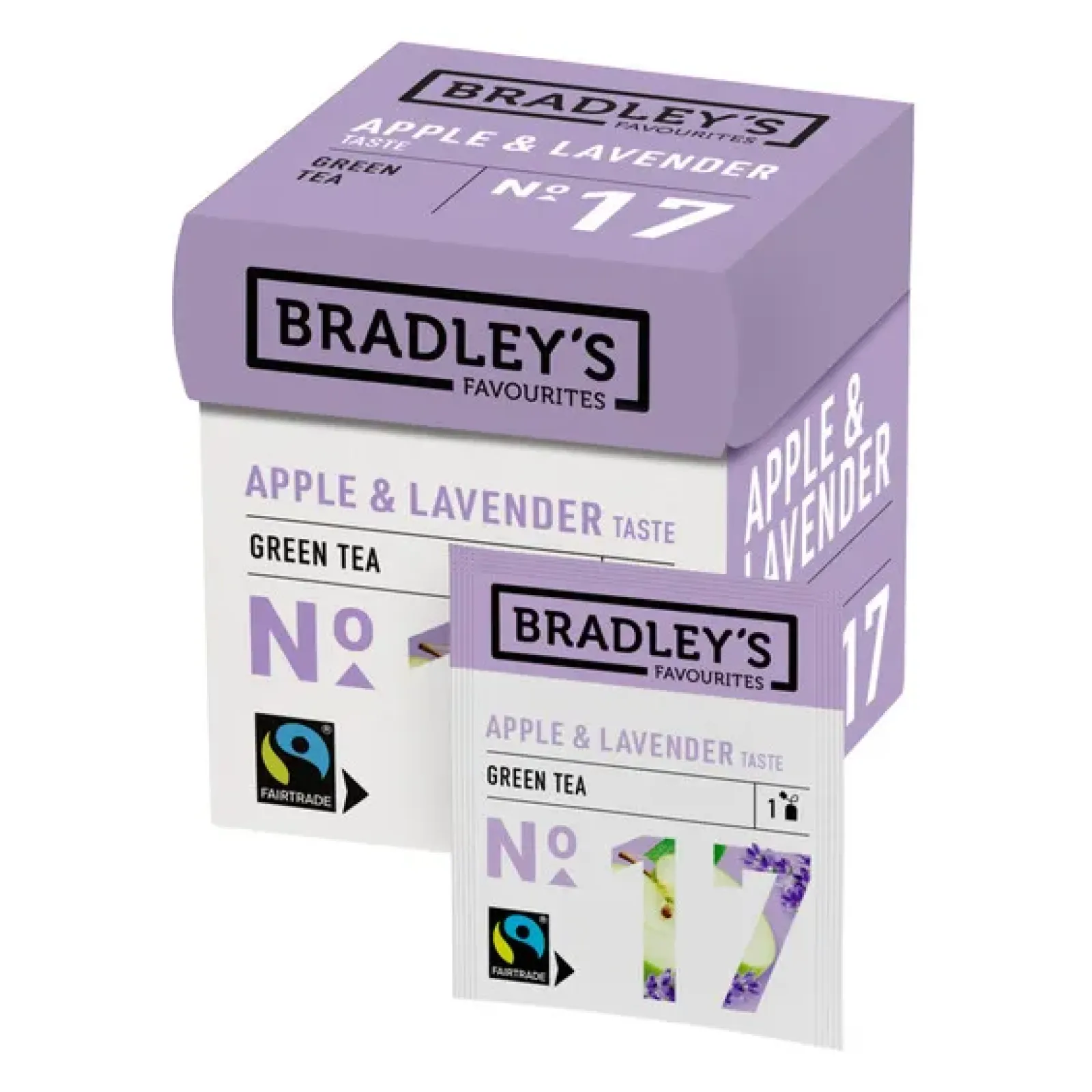 Bradley's Bradley’s Favourites Green Tea Apple Lavender No. 17 (72x 1,75g) Best