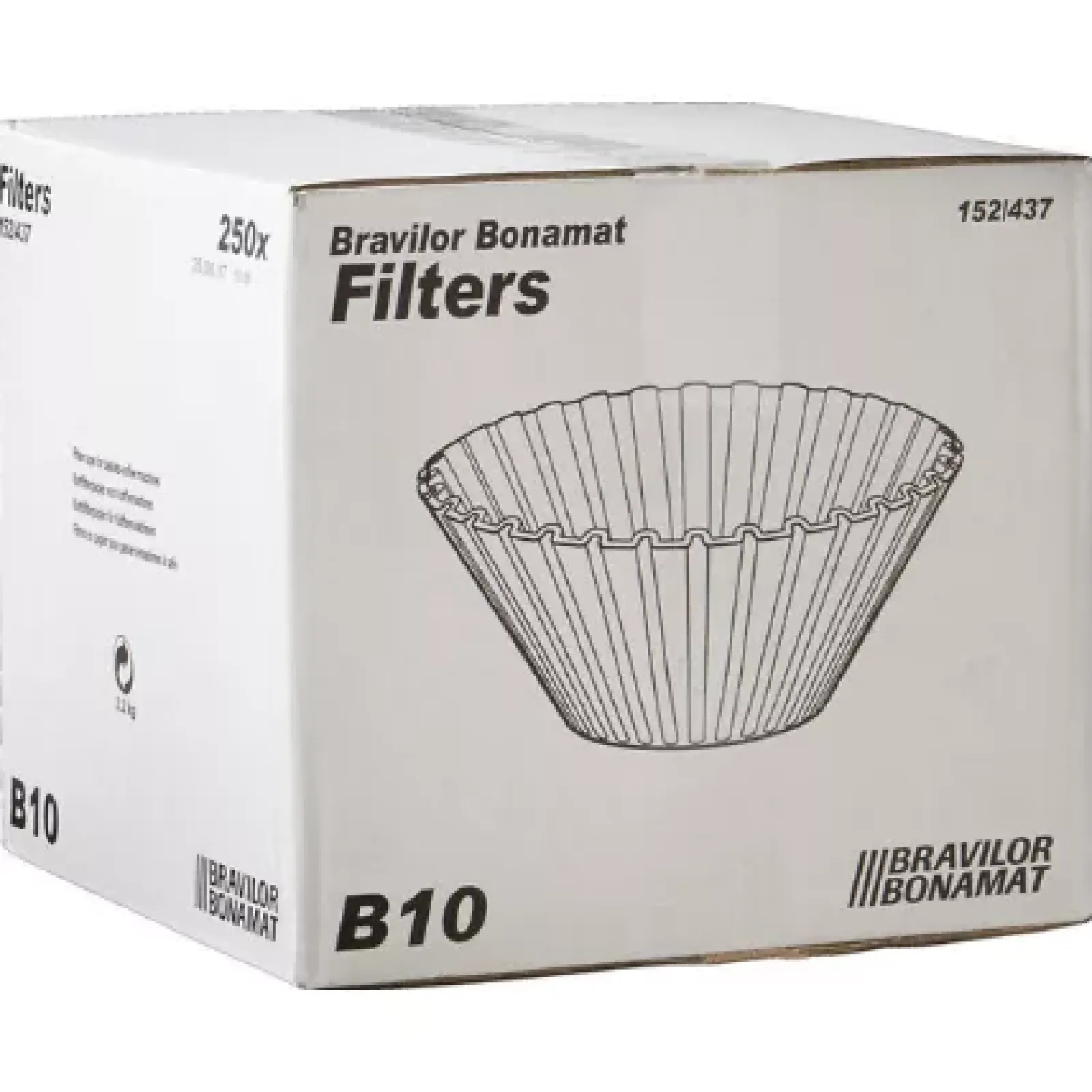 Bravilor Korffilter B10 152/437 (250 stuks) Clearance