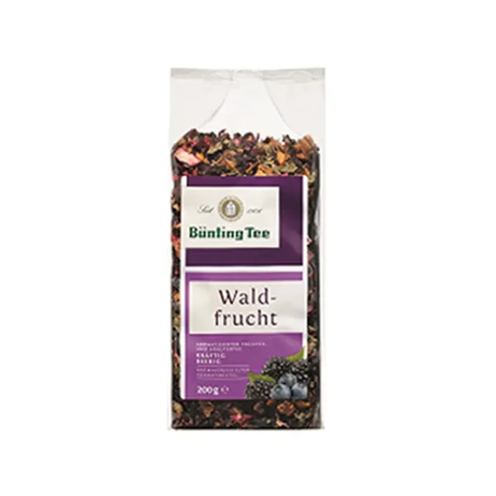 Bunting Tee Fruchtetee Waldfrucht Zak (6x 200gr) Outlet