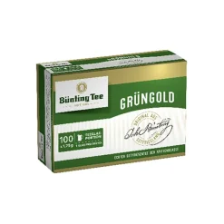 Bunting Tee Grungold Teebeutel Pak (10x 100 stuks) Best
