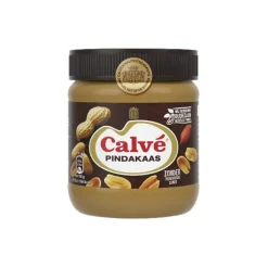 Calve pindakaas regular (12x 350gr) Outlet