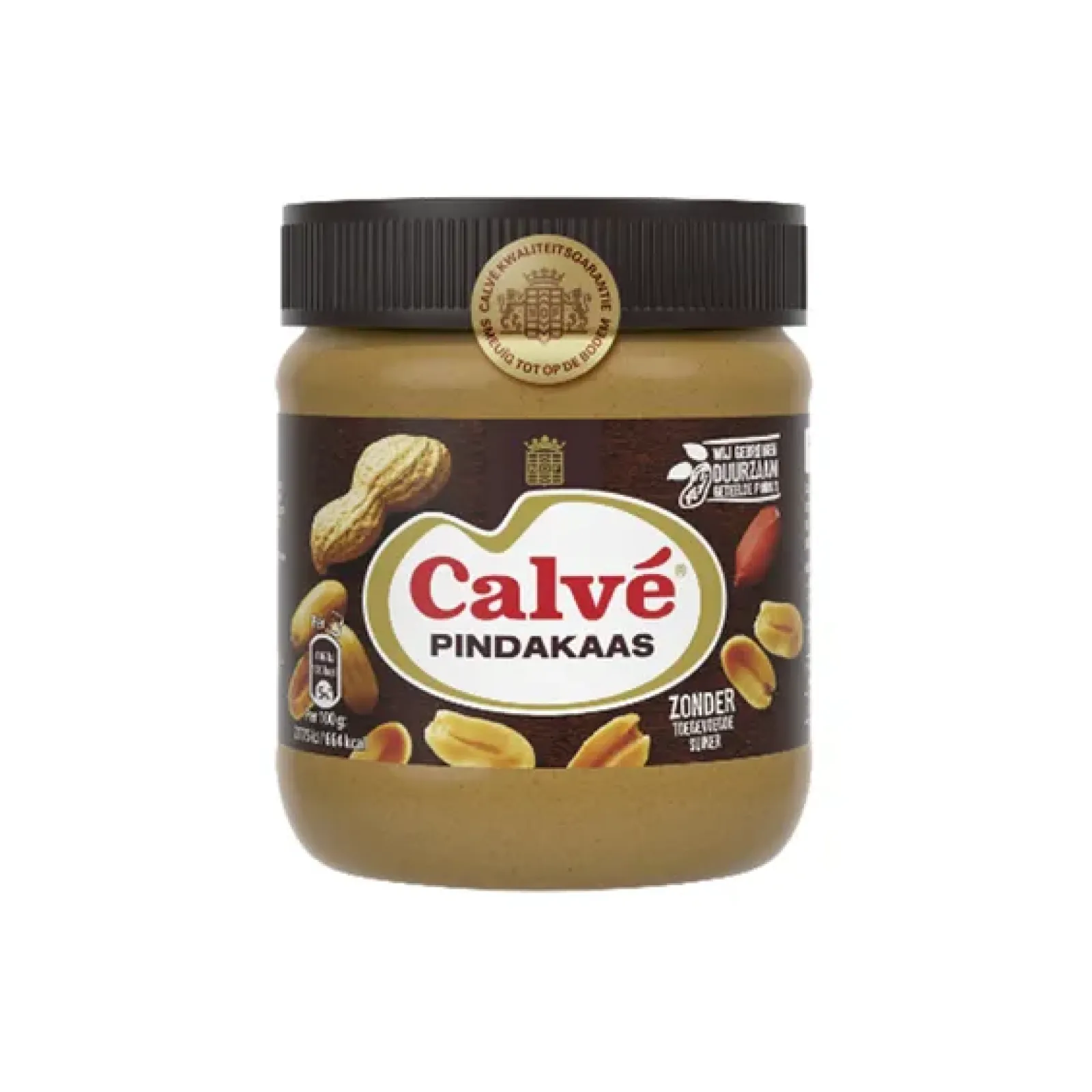 Calve pindakaas regular (12x 350gr) Outlet