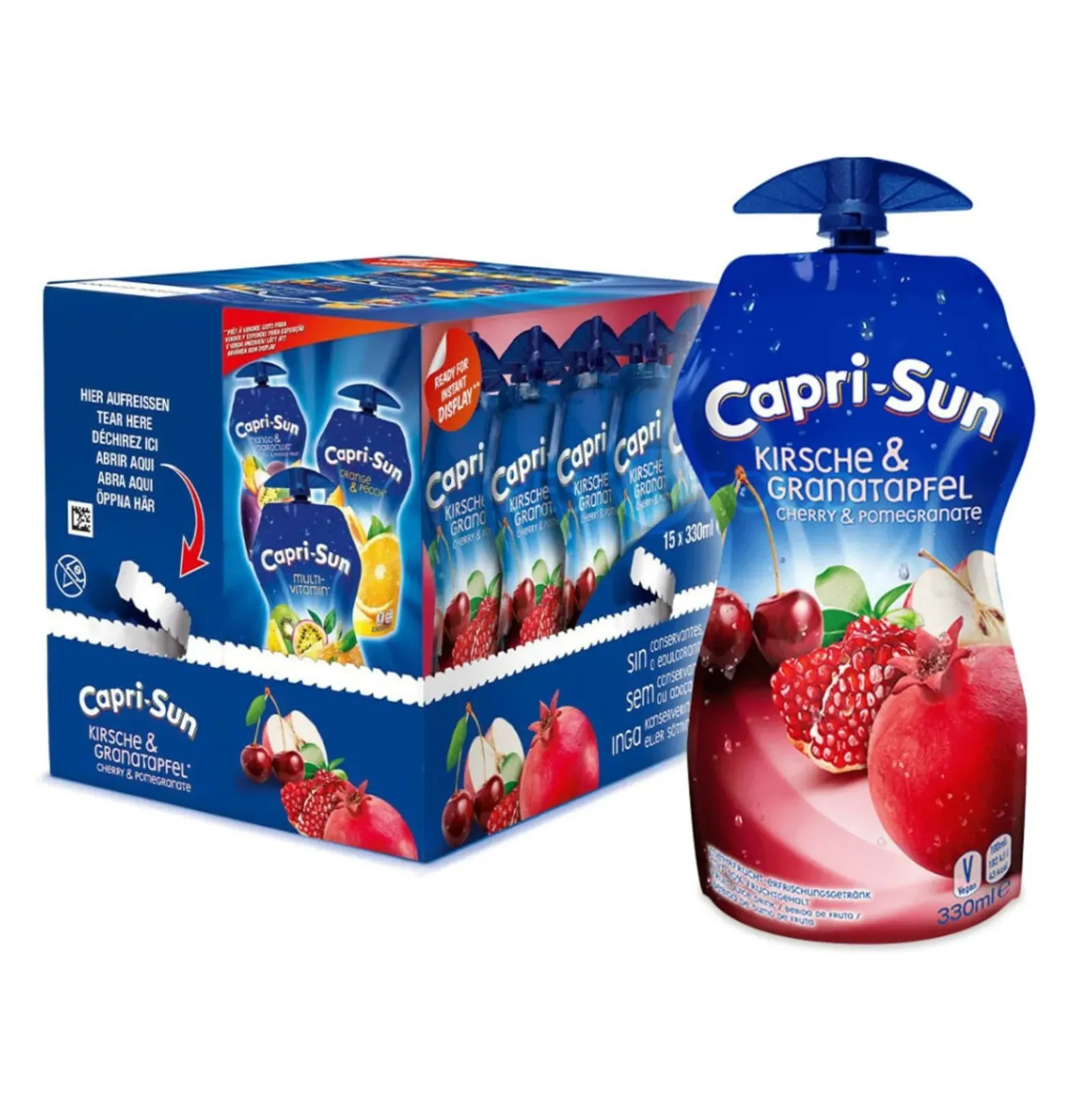 Capri-Sun Kers & Granaatappel (15x 33cl) New
