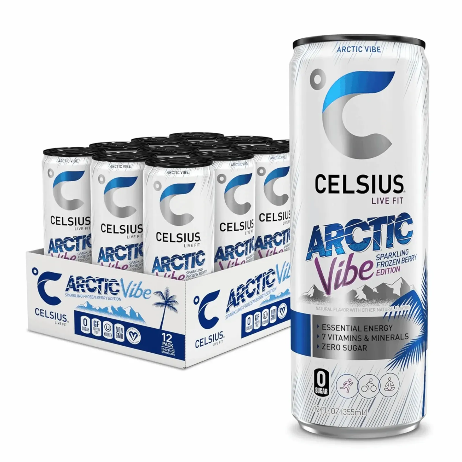 Celsius Arctic Vibe blik (12x 250ml) Sale