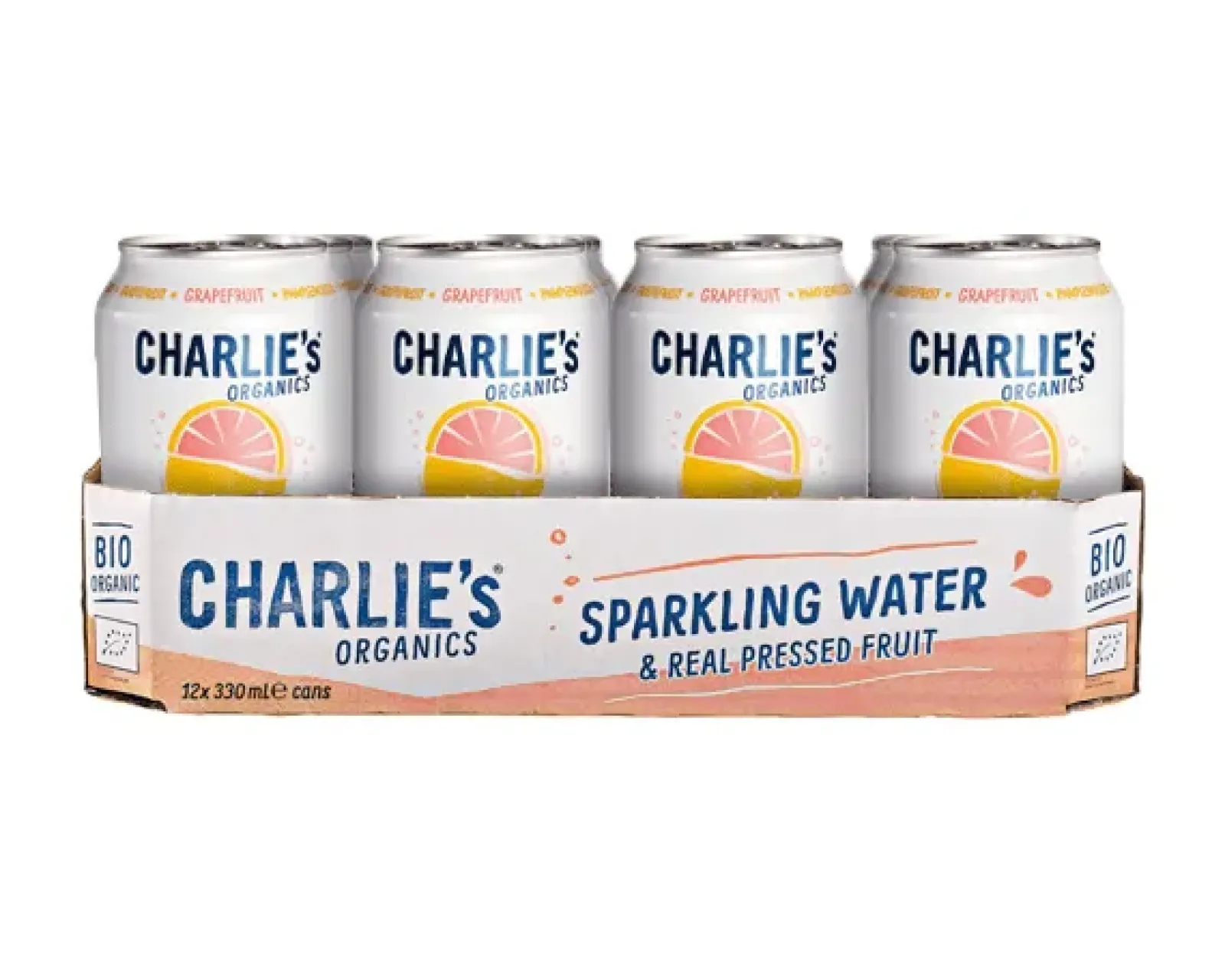 Charlie's Charlie’s Organic Sparkling Water Grapefruit Bio (12x 33cl)