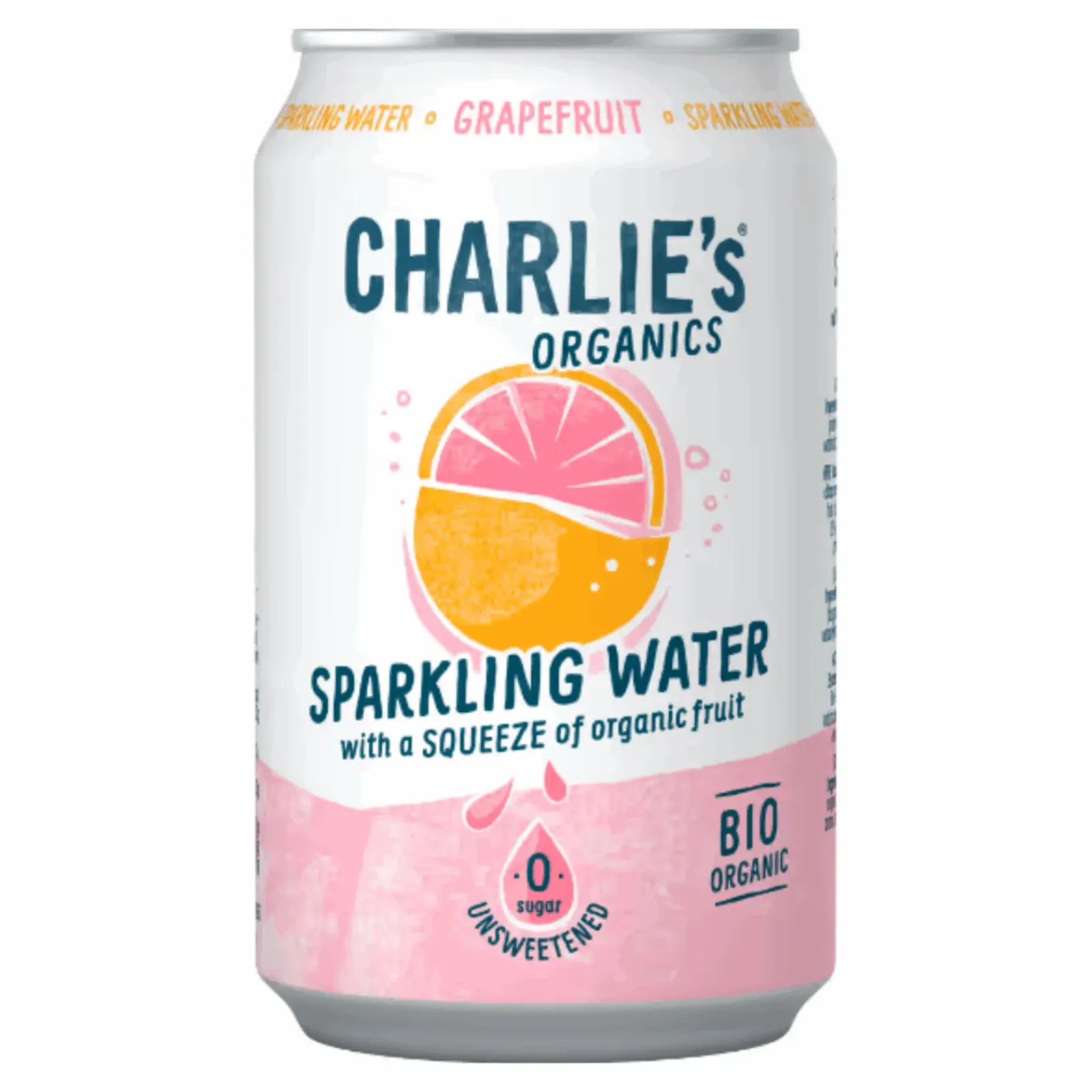 Charlie's Charlie’s Organic Sparkling Water Grapefruit Bio (12x 33cl)