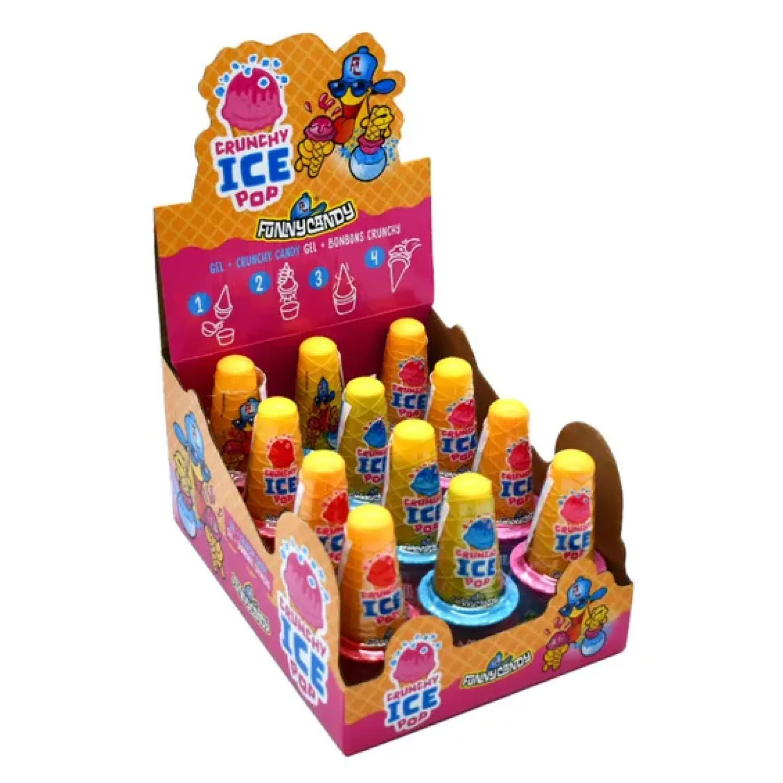 Funny Candy Chruny ice pop (12x 70gr) Sale