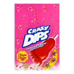 Chupa Chups Chupa Crazy Dips Strawberry (24x 14gr) Hot