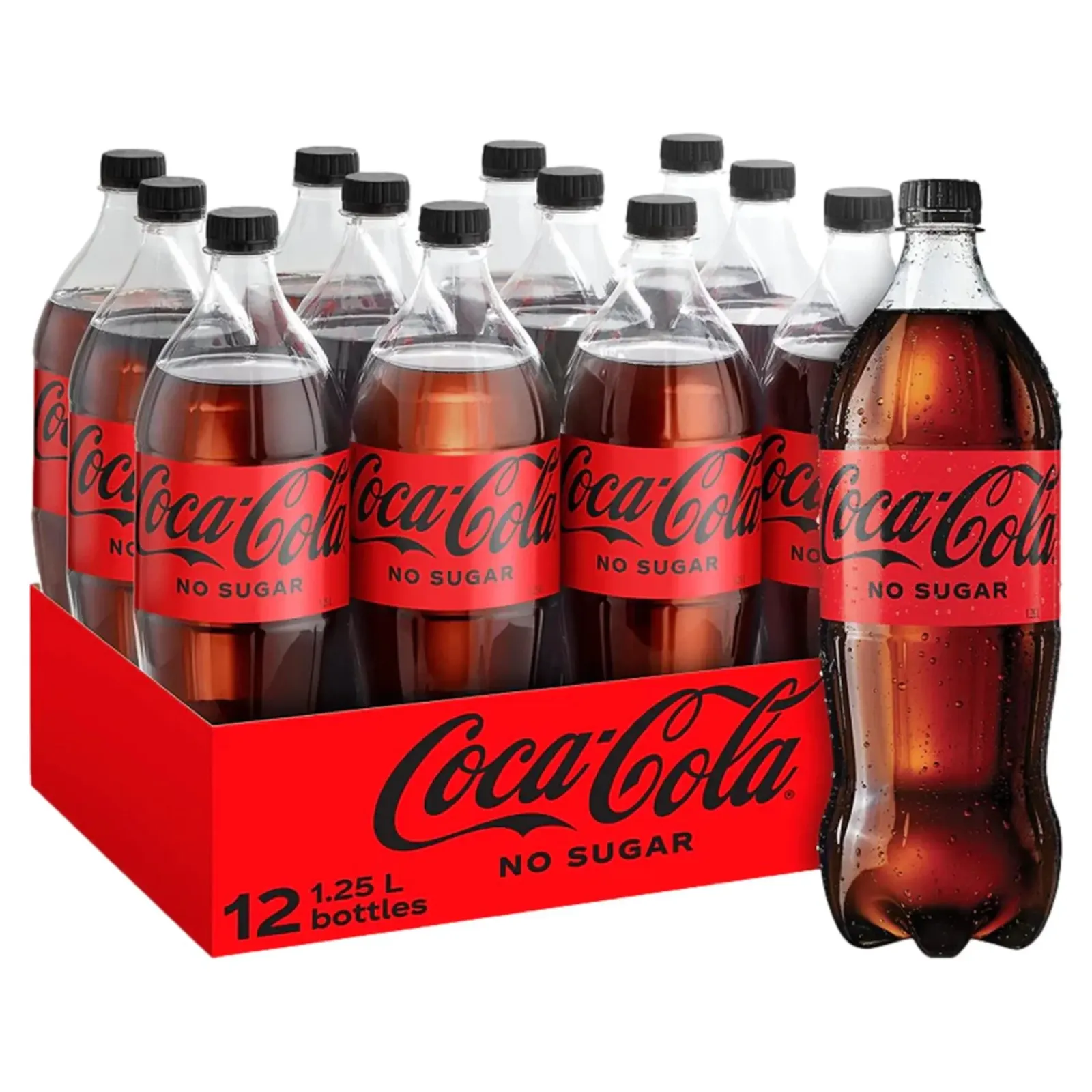 Coca-Cola Zero petfles (12x 1,25 liter)