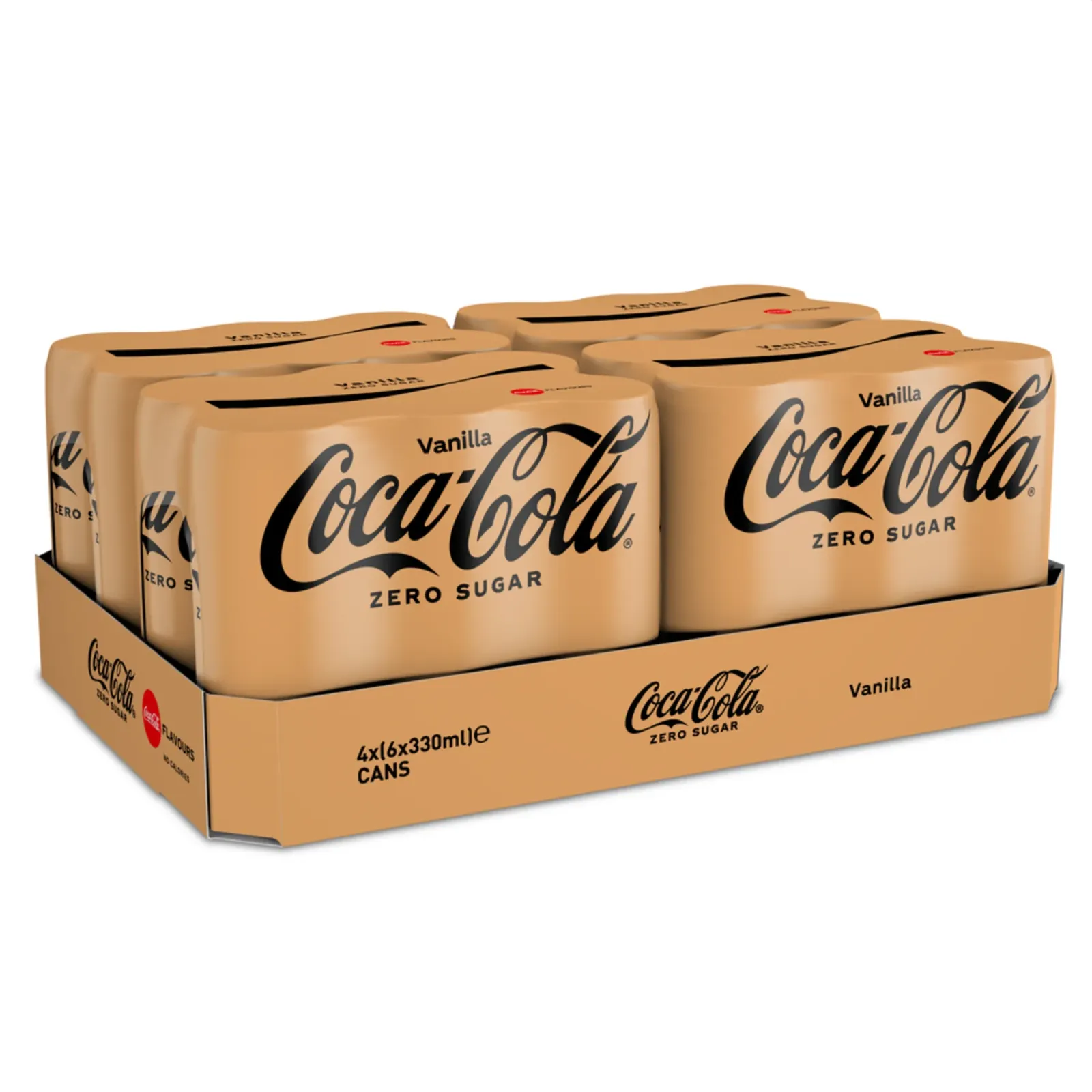 Coca-Cola Zero Vanilla Blik (24x 25cl) Hot