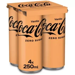 Coca-Cola Zero Vanilla Blik (24x 25cl) Hot