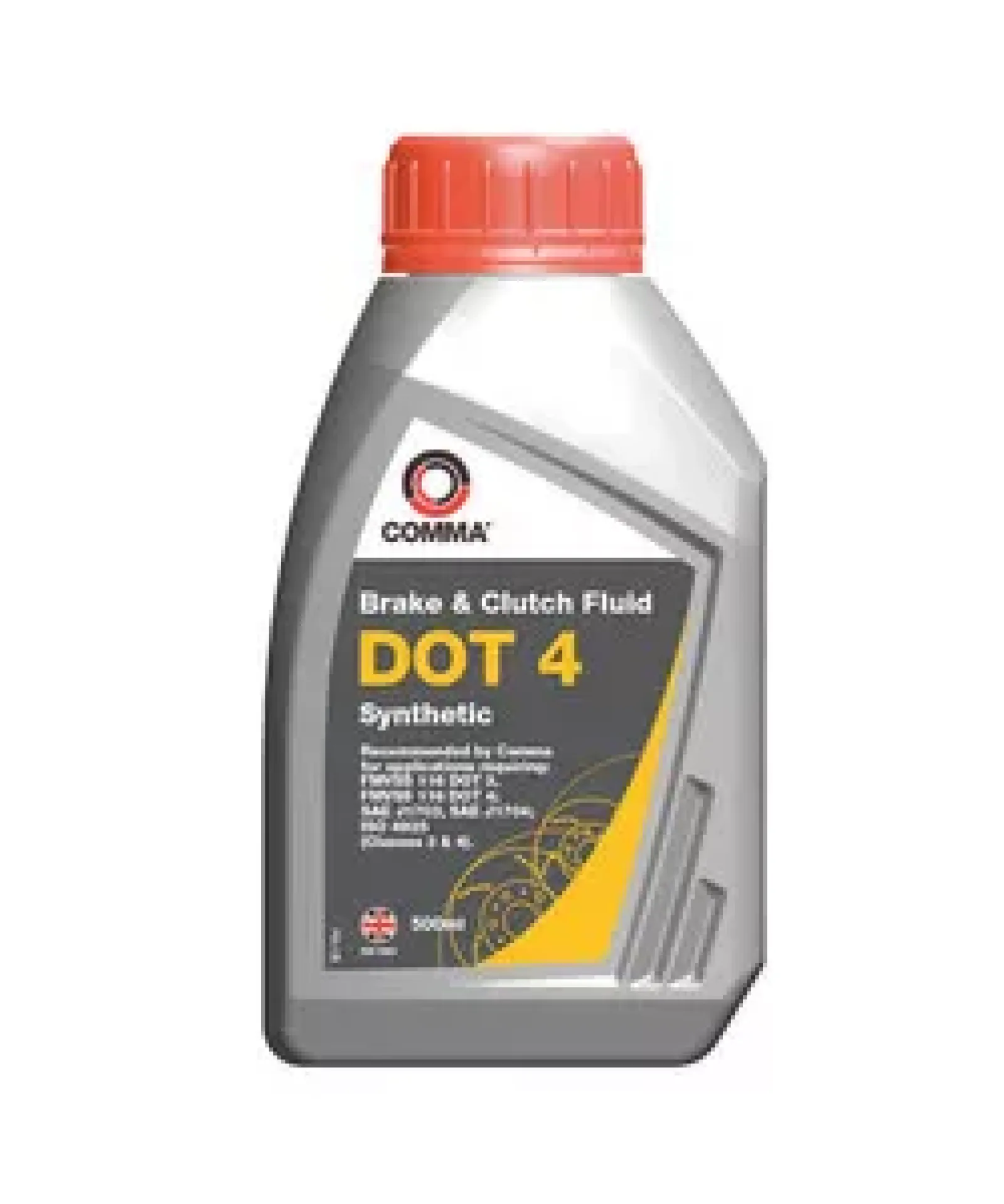Comma DOT 4 Brake Fluid (500ml) Hot