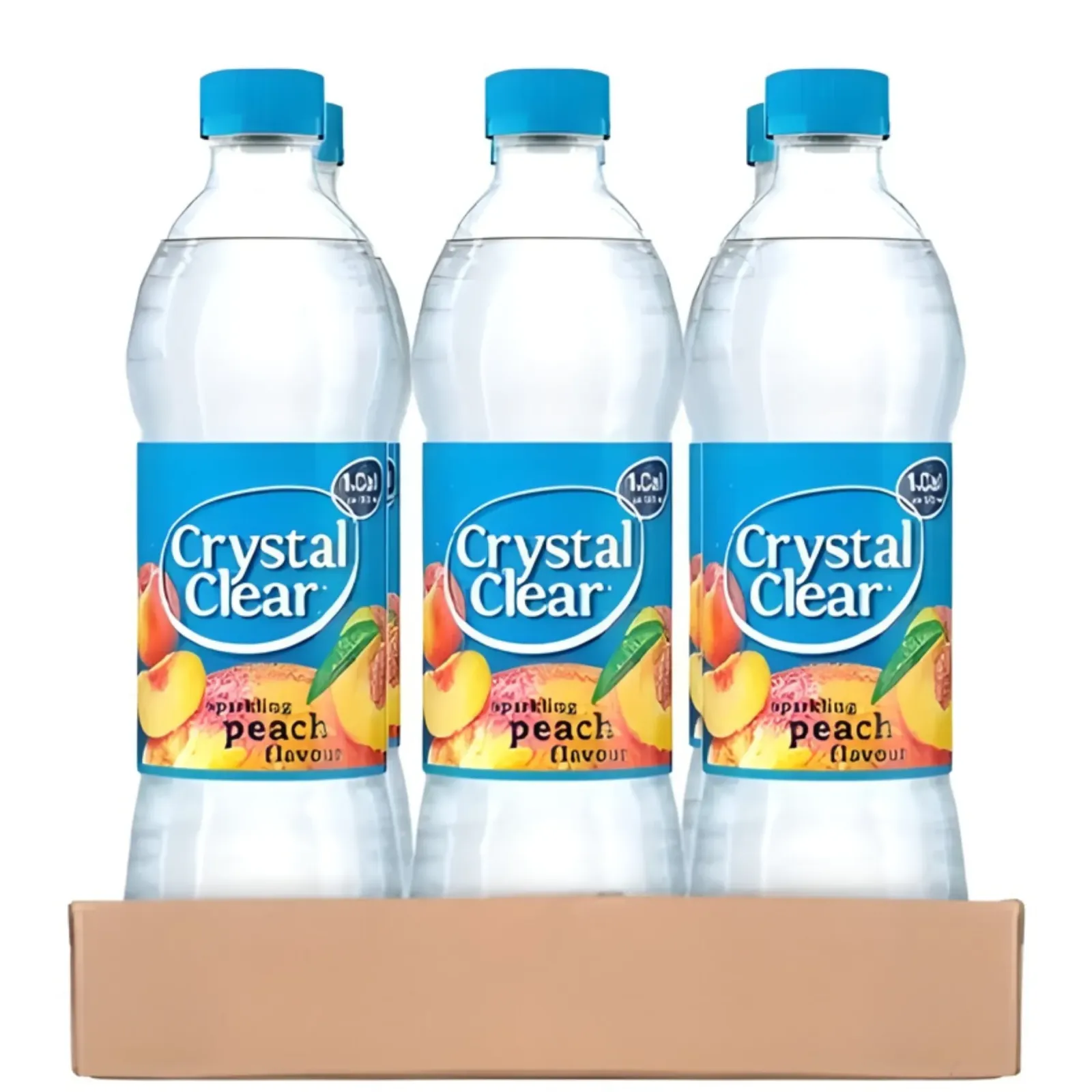 Crystal clear Peach PET (6x 50cl) Best