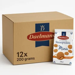 Daelmans Mini Stroopwafels Karamel (12x 200gr) Outlet