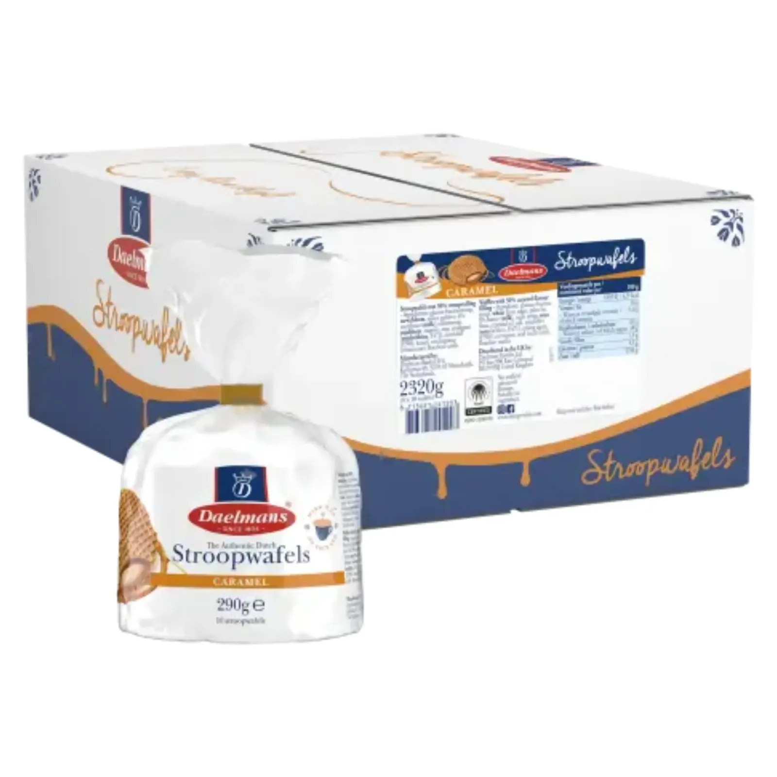 Daelmans Stroopwafels Caramel Toefzak (8x 290gr) Outlet