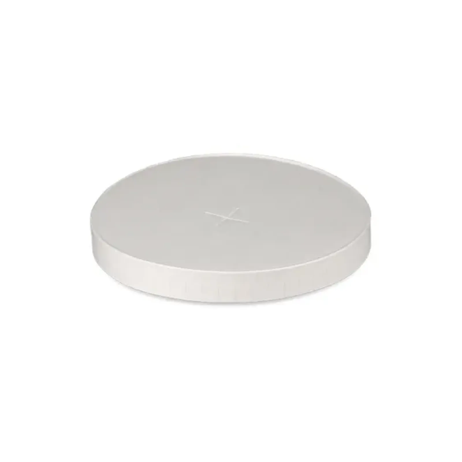 Deksel milkshakebeker plat met kruis 90 mm karton (50 stuks) Clearance
