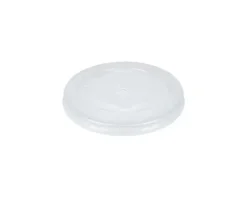 Deksel Milkshakebeker Plat met Kruis 90mm Plastic (50 stuks) Best