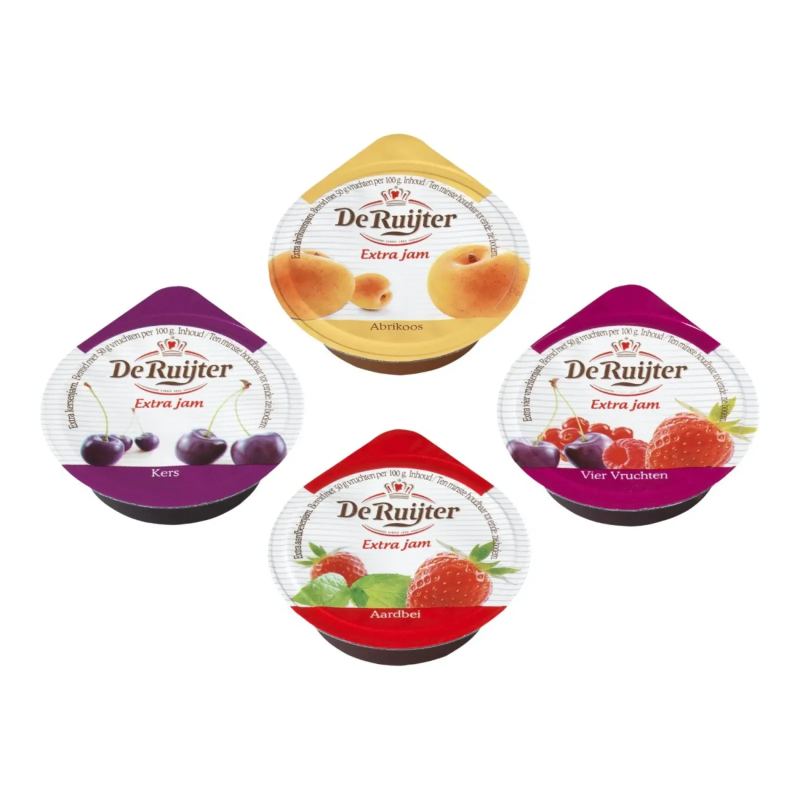 De Ruijter Jam Assortiment 50% (200x 15gr) Online