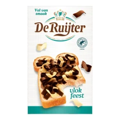 De Ruijter Vlokfeest Melk en Puur (8x 200g) Outlet