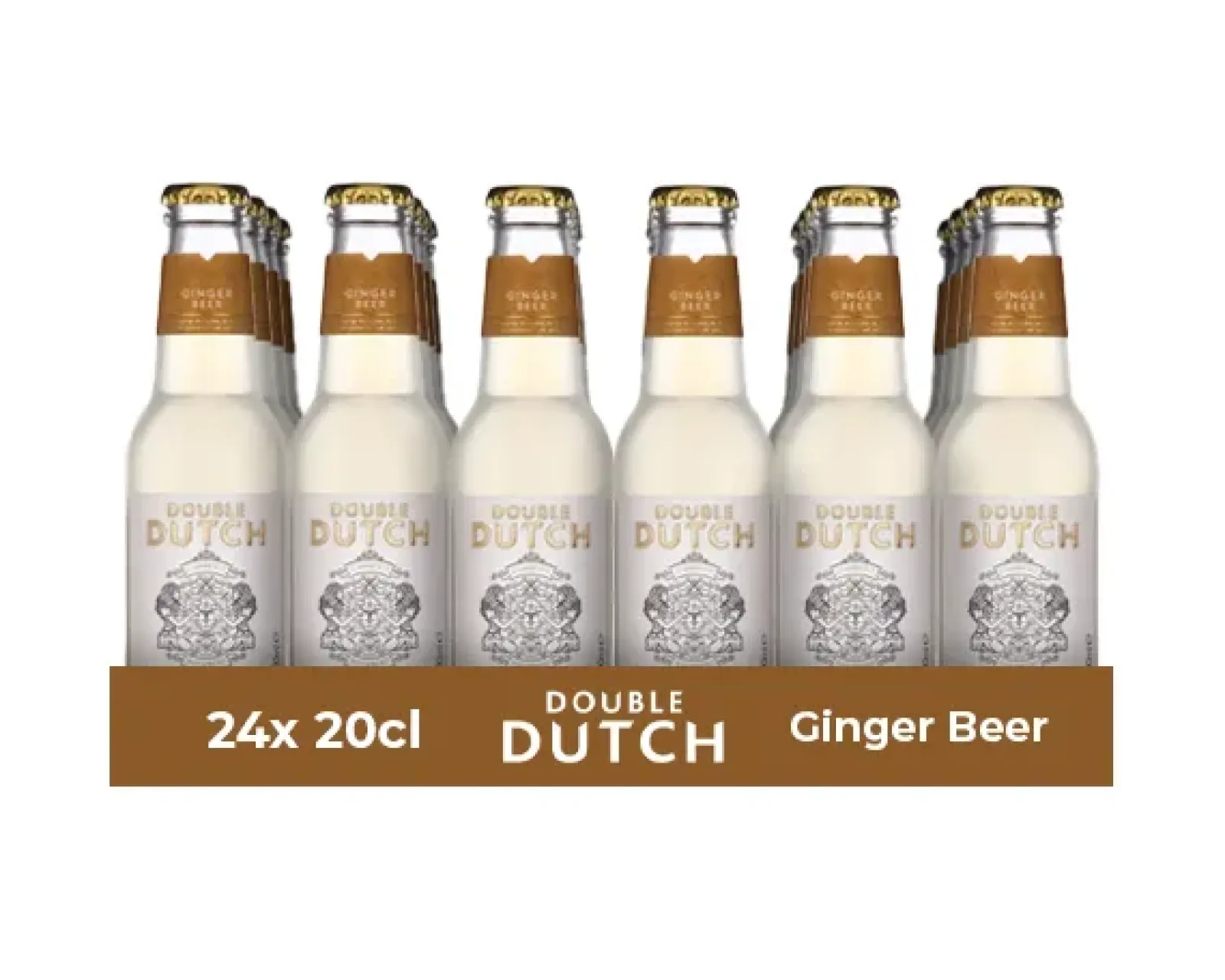 Double Dutch ginger beer flesje (24x 20cl) Outlet