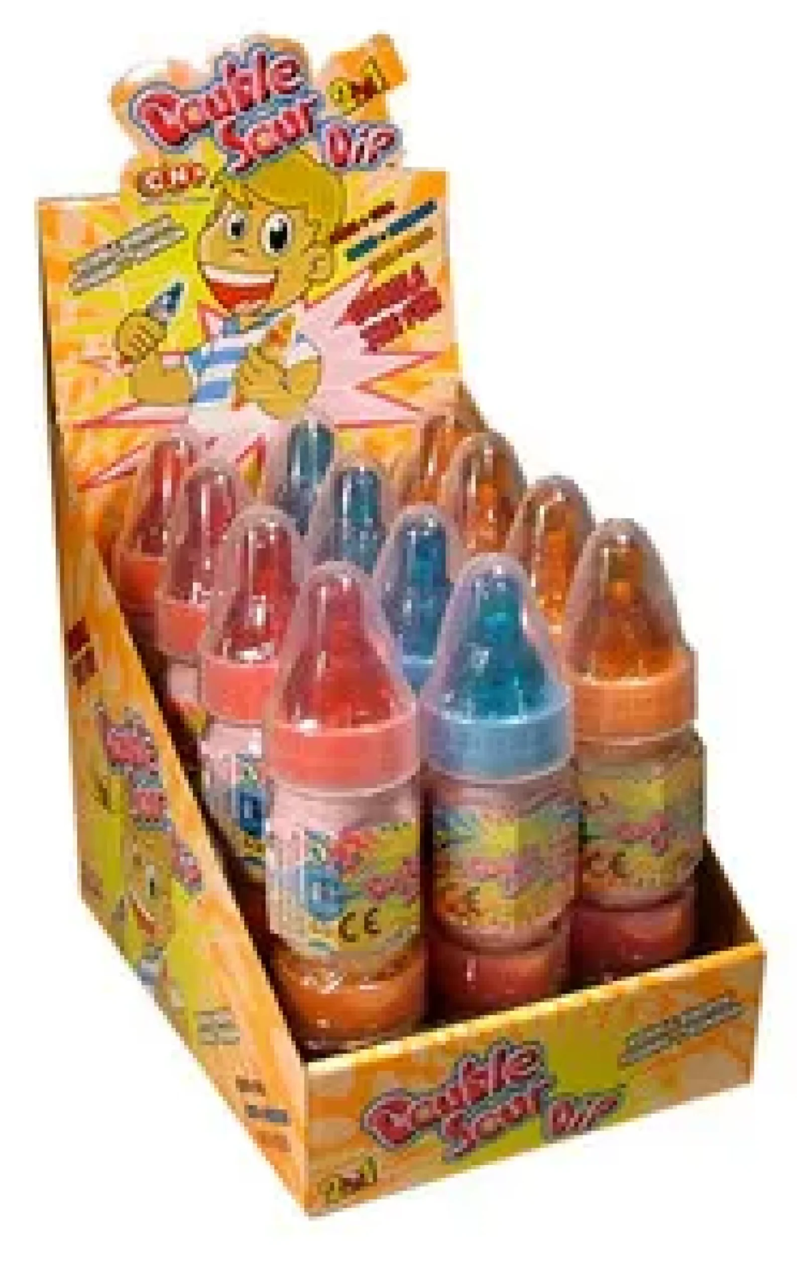 Funny Candy Double Sour Dip (12 stuks) New