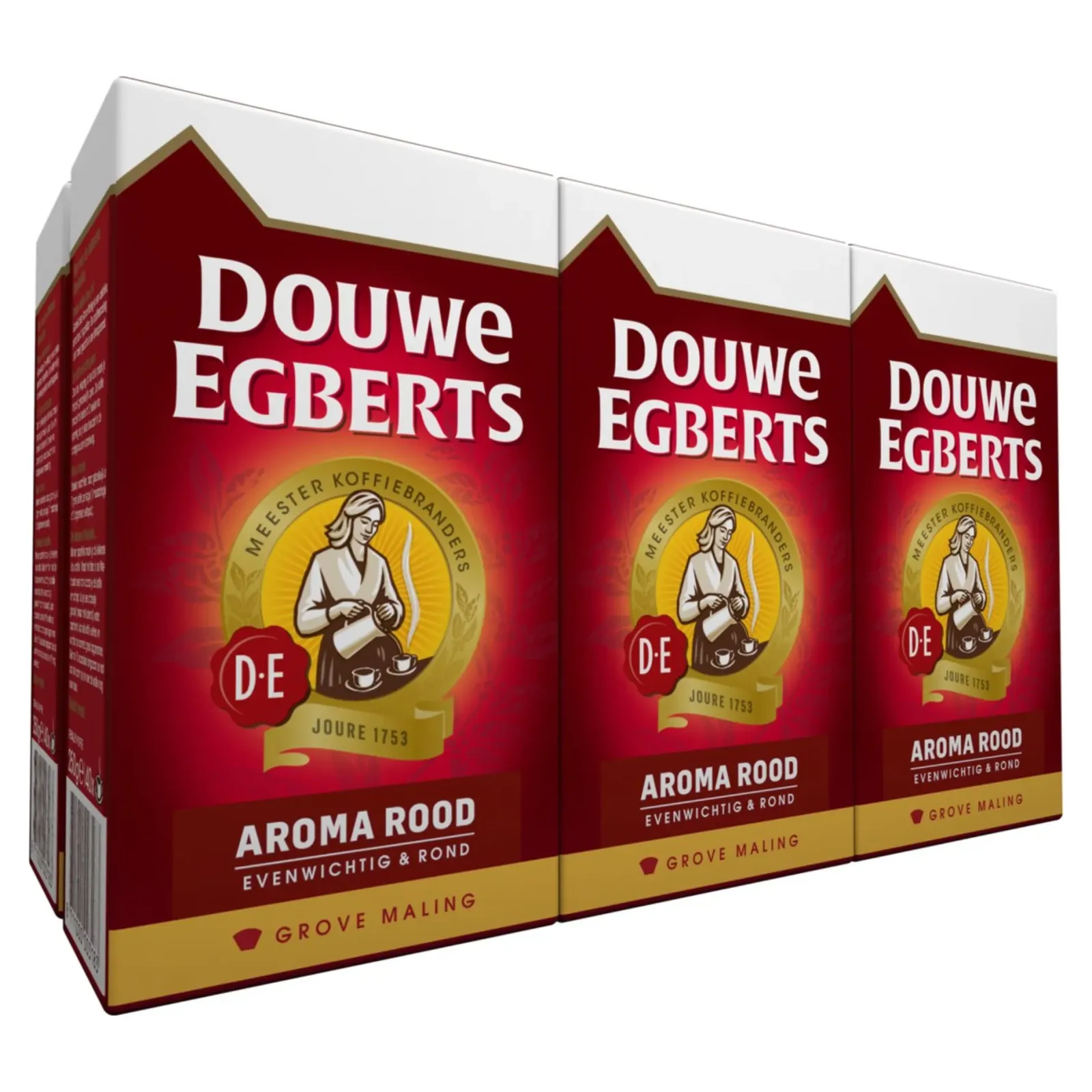 Douwe Egberts Aroma Rood Grove Maling (6x 500gr) Discount