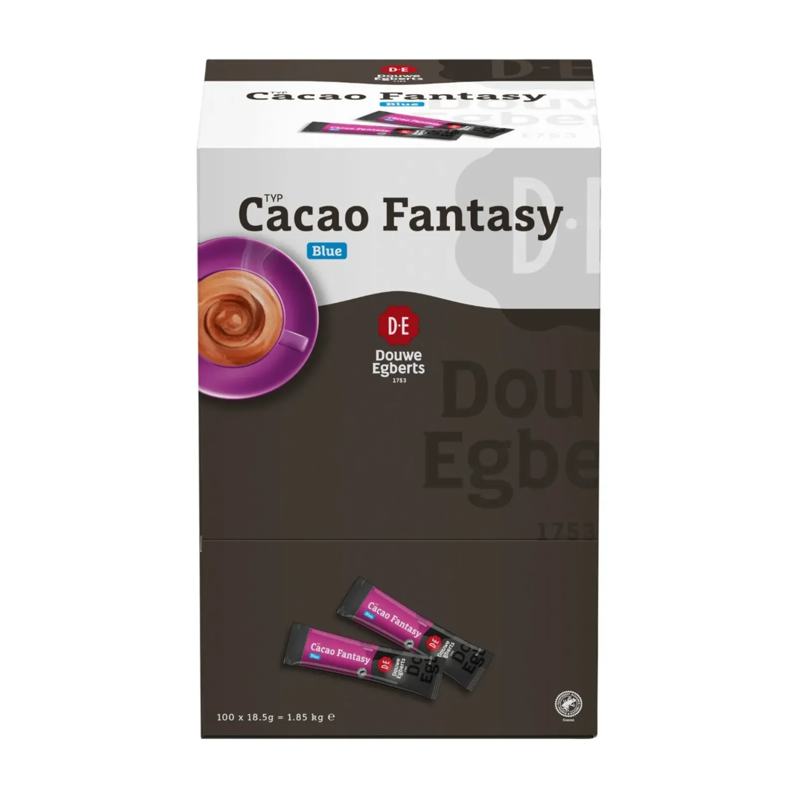 Douwe Egberts Cacao Fantasy Sticks UTZ (100x 18.5gr) Hot