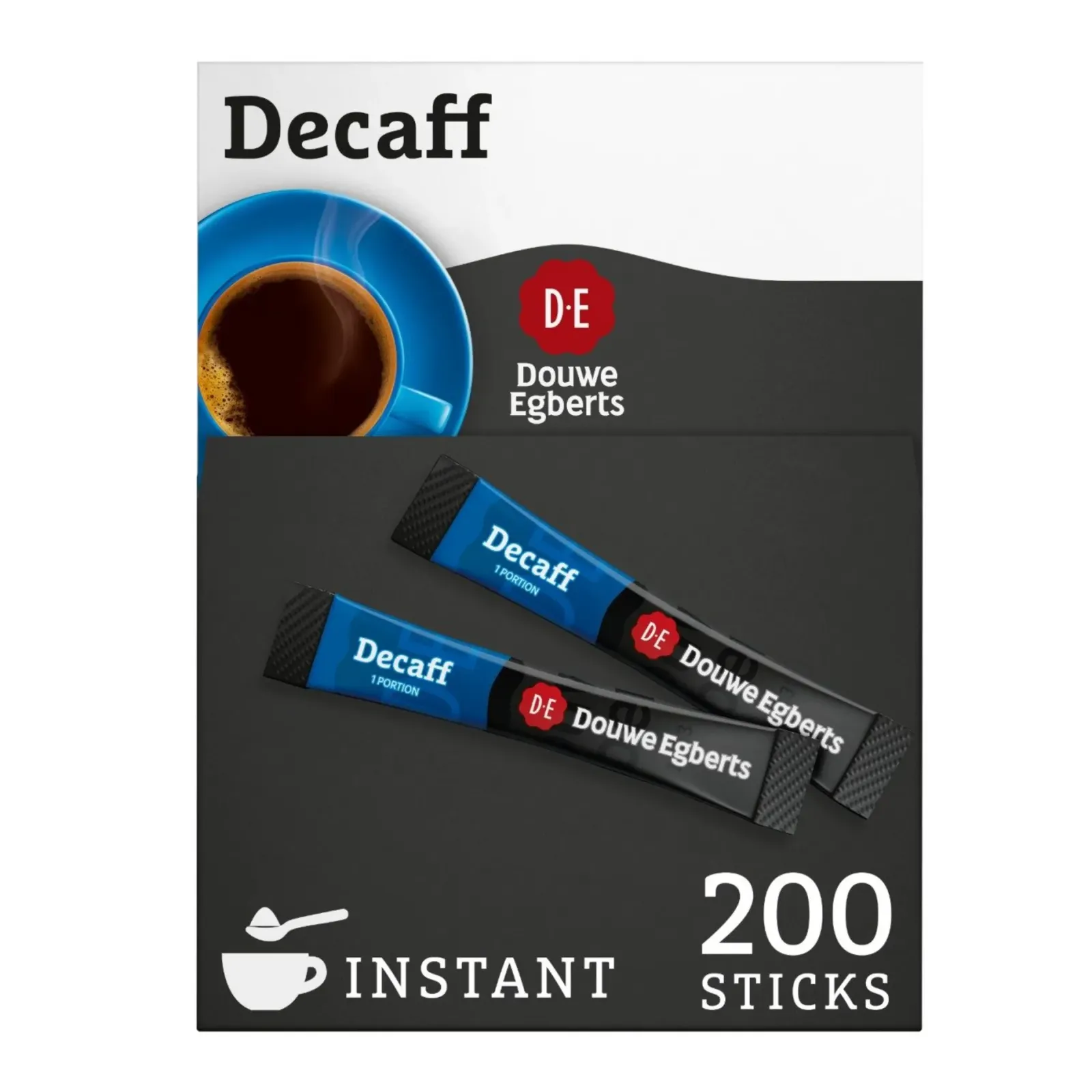 Douwe Egberts Decaff Instant Koffiestick (200x 1.5gr) Hot