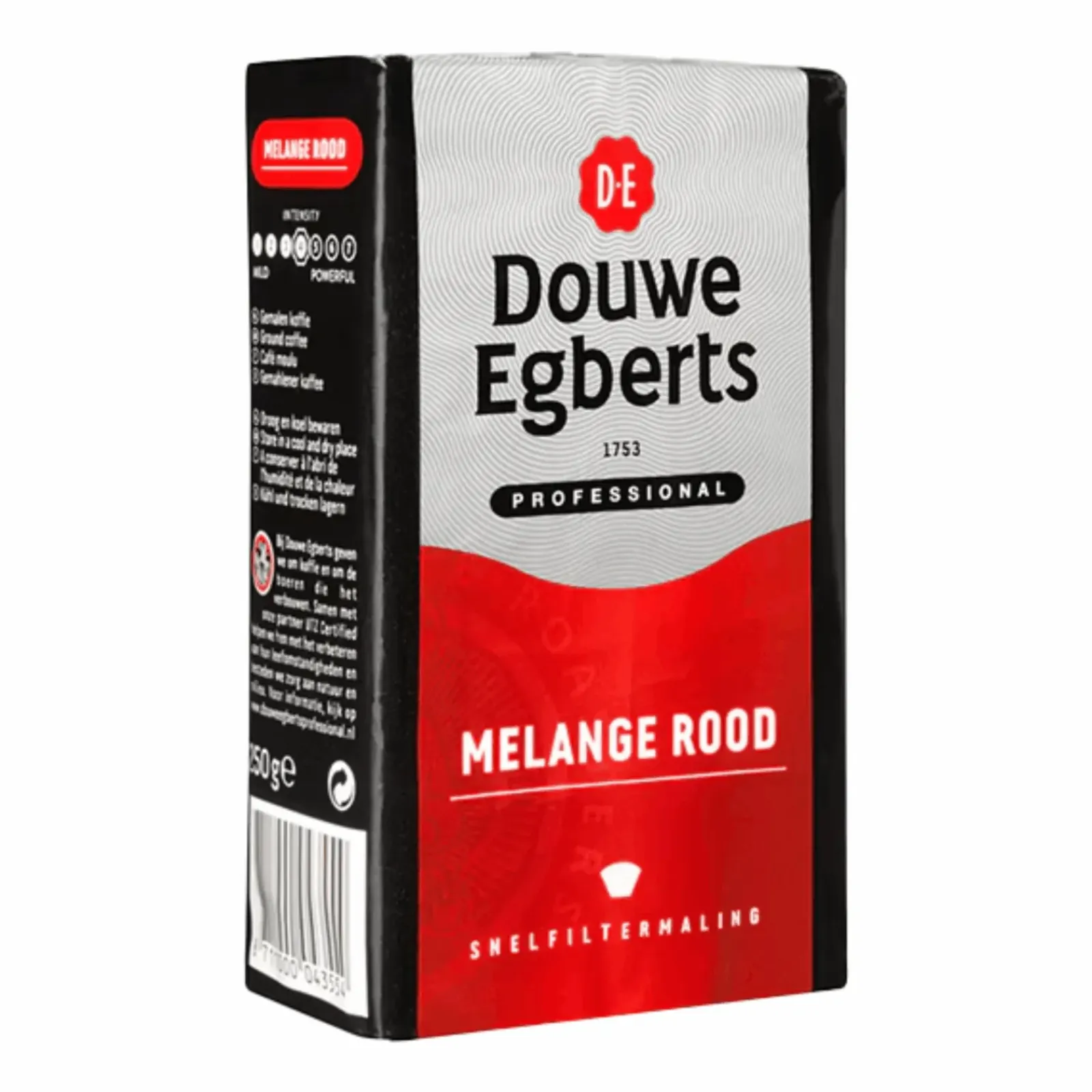 Douwe Egberts Melange Rood Snelfilter (24x 250gr) New