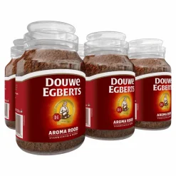 Douwe Egberts Moccona Oploskoffie Aroma Rood (6x200gr) Discount