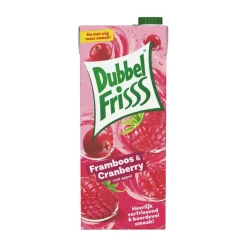 DubbelFrisss Framboos & Cranberry Pak (8x 1,5 liter) Hot