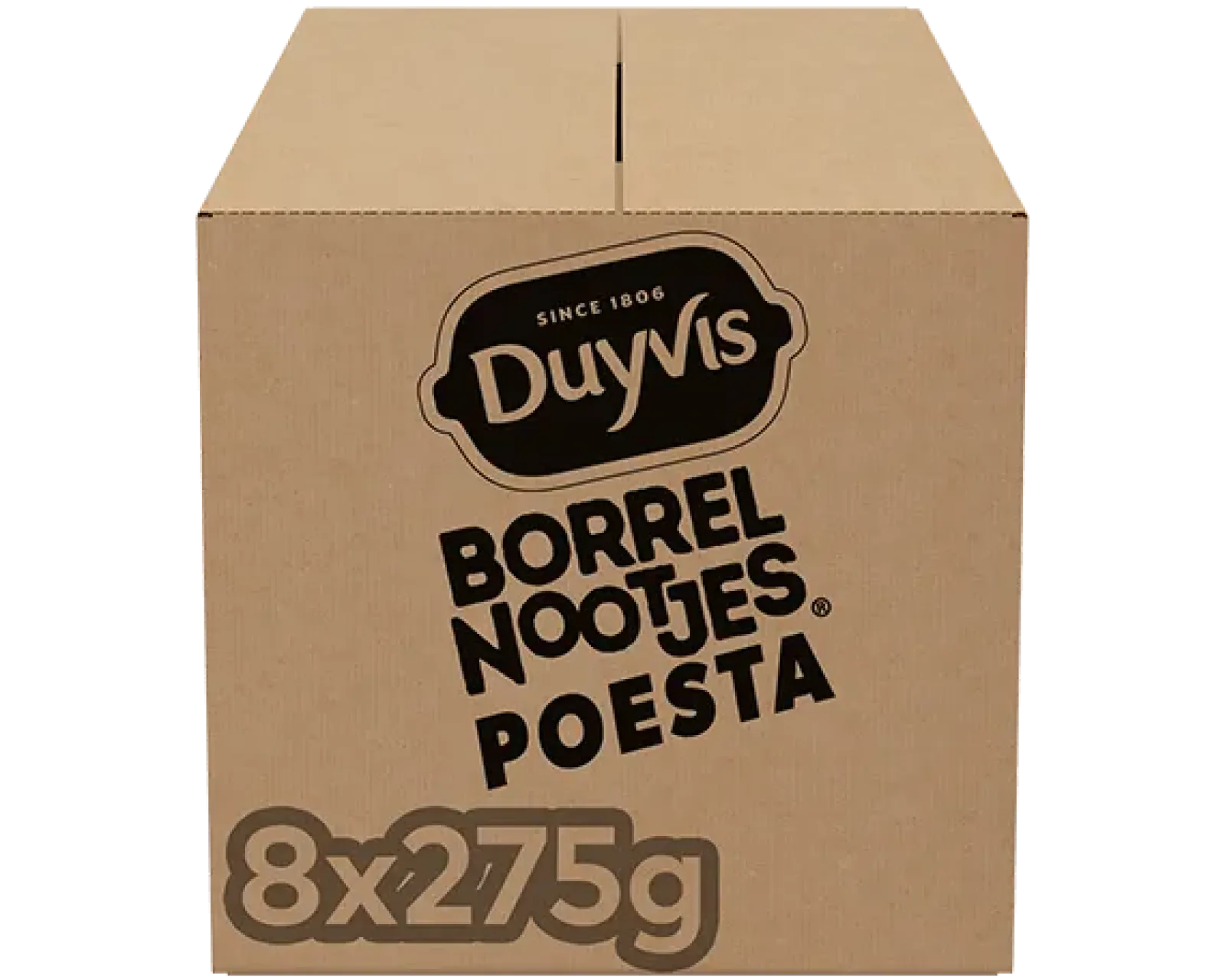 Duyvis Borrelnootjes Poesta (8x 275gr) New