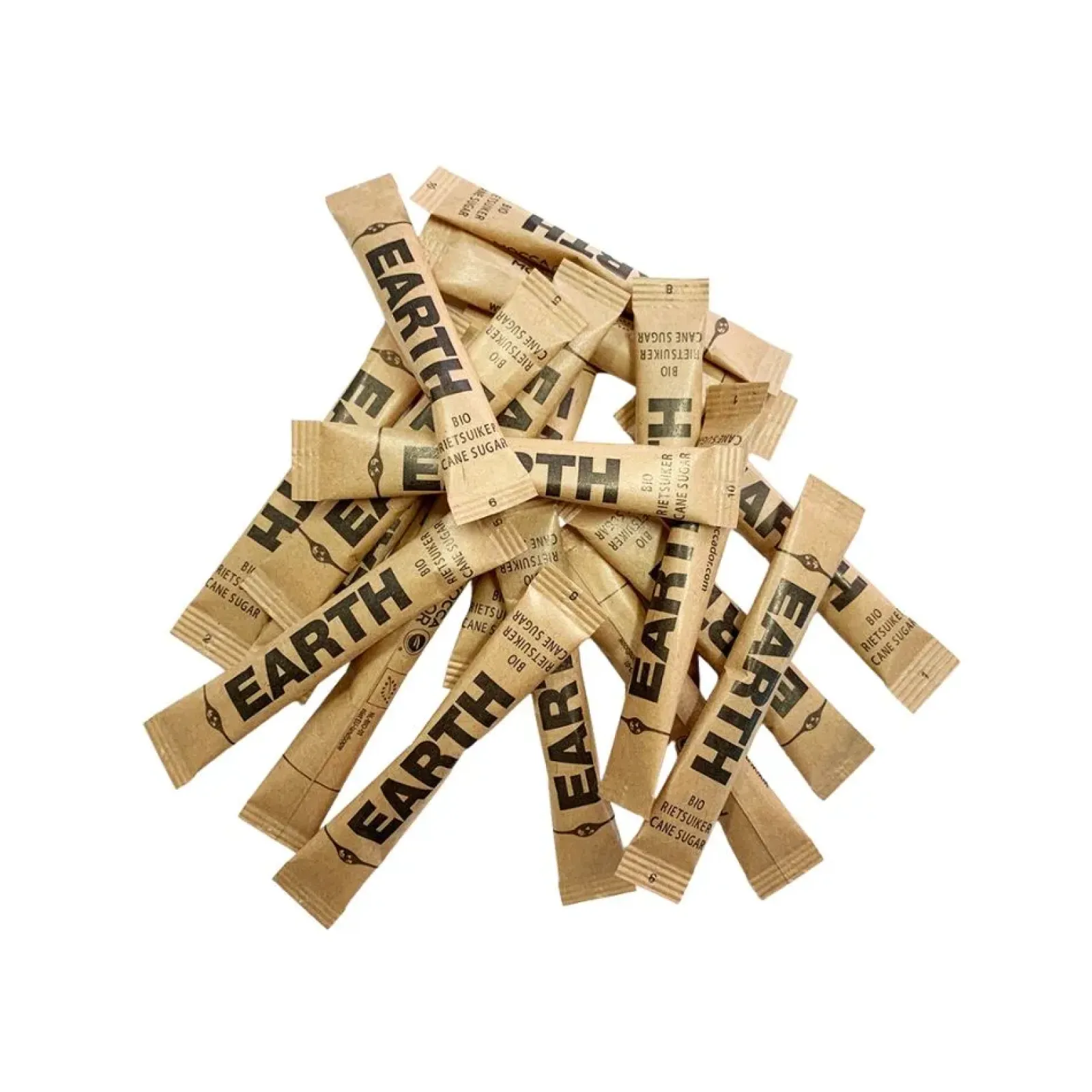 Earth BIO rietsuikersticks (600 stuks) Outlet